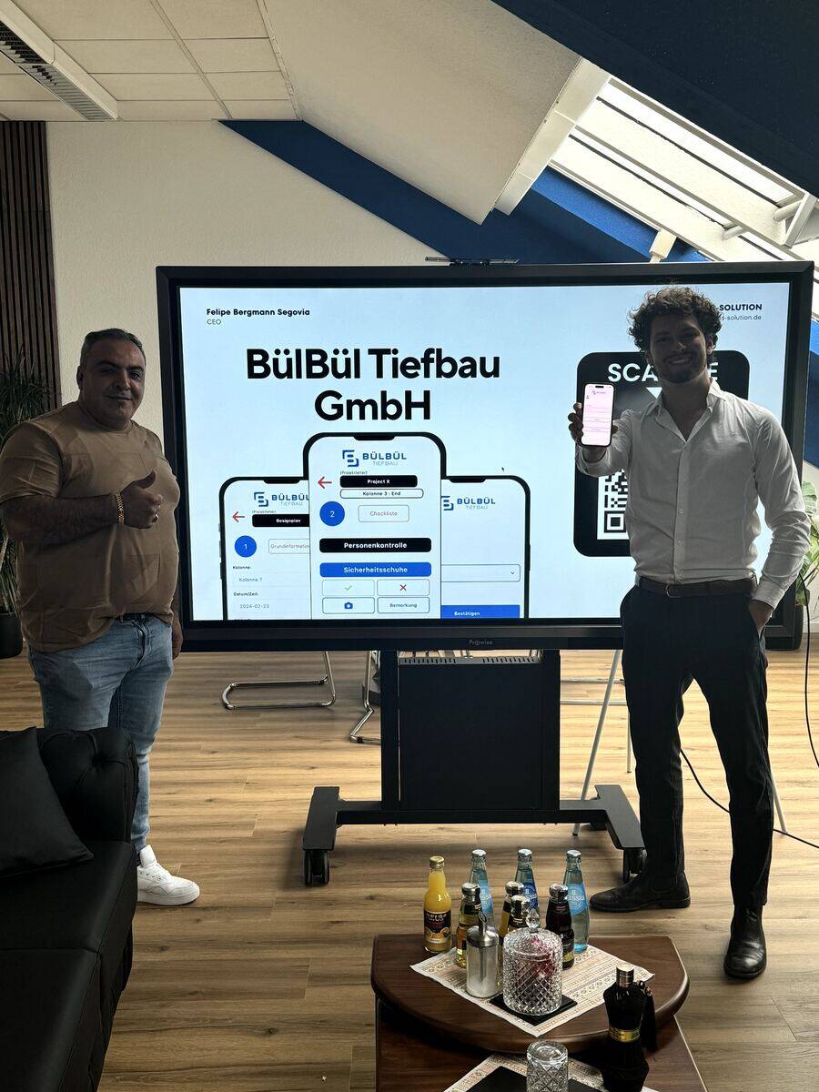 Felipe mit Team