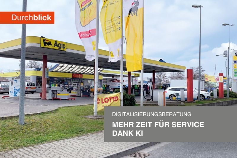 Agip Service Station Frankfurt-Höchst — Digitalisierungsberatung durch Felipe Bergmann Segovia, veröffentlicht im RKW Durchblick Magazin