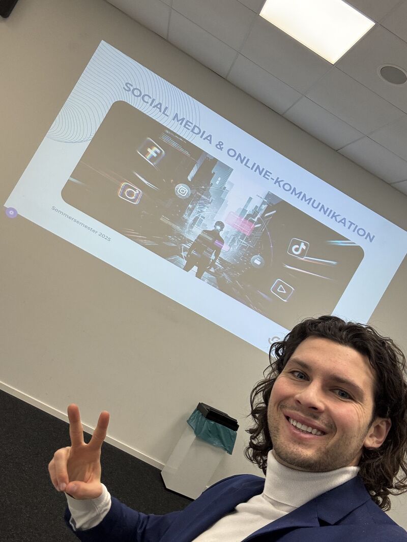 Felipe Bergmann Segovia als Dozent an der Hochschule Fresenius — Sommersemester 2025