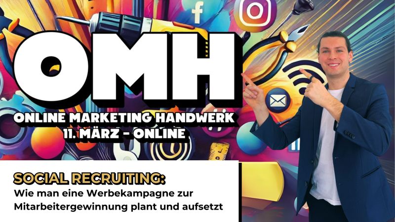 Felipe Bergmann Segovia als Speaker auf der Online Marketing Handwerk 2025