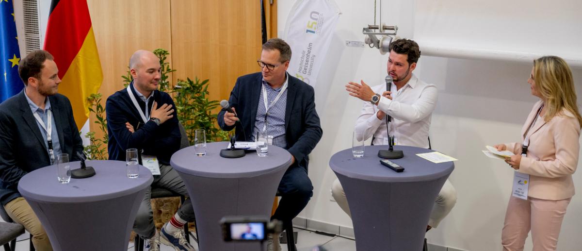 Felipe Bergmann Segovia als Speaker auf dem Geisenheimer Zukunftssymposium — Podiumsdiskussion KI und Digitalisierung