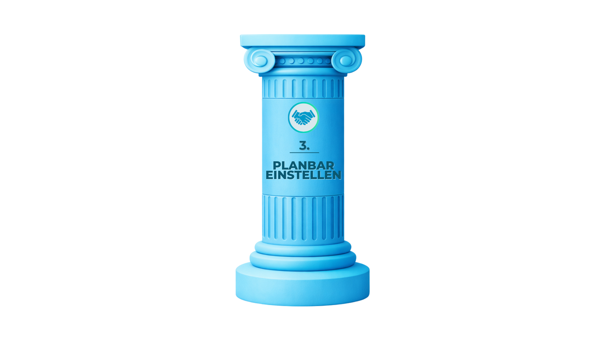 Planbar einstellen
